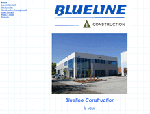 Tablet Screenshot of blueline-construction.com